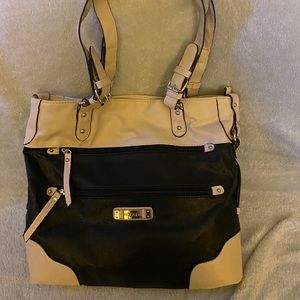 Black and cream shoulder bag never used, no tags